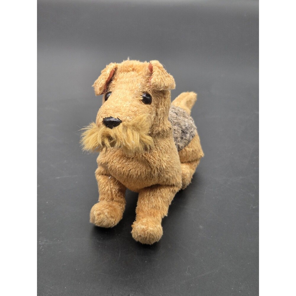 Whiskers Beanie Baby Schnauzer Dog Plush Toy by Ty